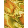 thumbnail image 1 of Ahgly Company Tapis Rectangulaire Lavable en Machine Intérieur Transitionnel Brun Doré Jaune, 2 Pieds x 5 Pieds, 1 of 7