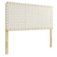 thumbnail image 2 of Modway Tête de Lit en Similicuir Tressé Sparta Format Grand Lit, Beige, 2 of 8