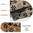thumbnail image 6 of Entryway Rug 2'x3', Brown Beige Small Rug for Kitchen Bathroom Door Mat Indoor Entrance, Rustic Farmhouse Dog Paw Vintage Non-Slip Area Rugs Floor Mats Carpet Front Door Rugs, 6 of 8