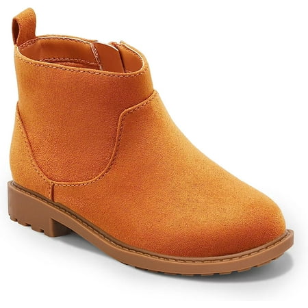 

Toddler And Little Girl s Ankle Boots Side Zipper Almond Toe Short Booties Winter Shoes