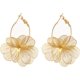 thumbnail image 1 of Aretes Colgantes de Flores para Mujer Llamativos de Moda Arete de Aro Aretes Colgantes Florales Joyería, 1 of 5