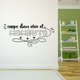 thumbnail image 1 of Spanish Wall Decals for Boys Bedroom - Carpe diem vive el momento Inspirational Phrase about Moments in Spanish Home Wall Sticker - Size: 20 In x 10 In, 1 of 5