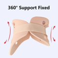 thumbnail image 3 of Neck Brace Neck Collar Polymer Material Waterproof Breathable Cervical Traction Fixed Neck Anterior Tilt Corrector, 3 of 5