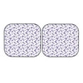 thumbnail image 7 of Xecao Lavender Flowers for Foldable Car Sun Shades (2-Pack) offer sun protection with an easy-fold design for convenient windshield shading., 7 of 7