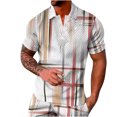 thumbnail image 1 of Cameland Tenue d'Été pour Hommes Chemise de Mode Décontractée à Manches Courtes Col Rabattu, 1 of 5
