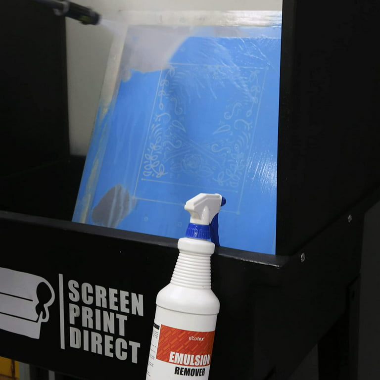 Ecotex® Screen Printing Emulsion Remover (Quart - 32oz.) - Photo Emulsion  Cleaner on Screen Printing Screens - Silk Screen Photopolymer Emulsion