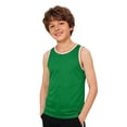 thumbnail image 6 of yillto Boys Athletic Tank Quick Dry Sleeveless Tees Racerback Lightweight Running Tshirts Summer Breathable Shirts, 6 of 7