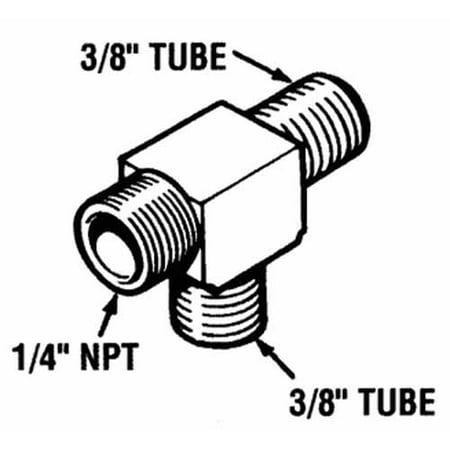 Hydraulic Tube Fittings - SeaStar HF5531 Hydraulic Tee Fitting 3/8