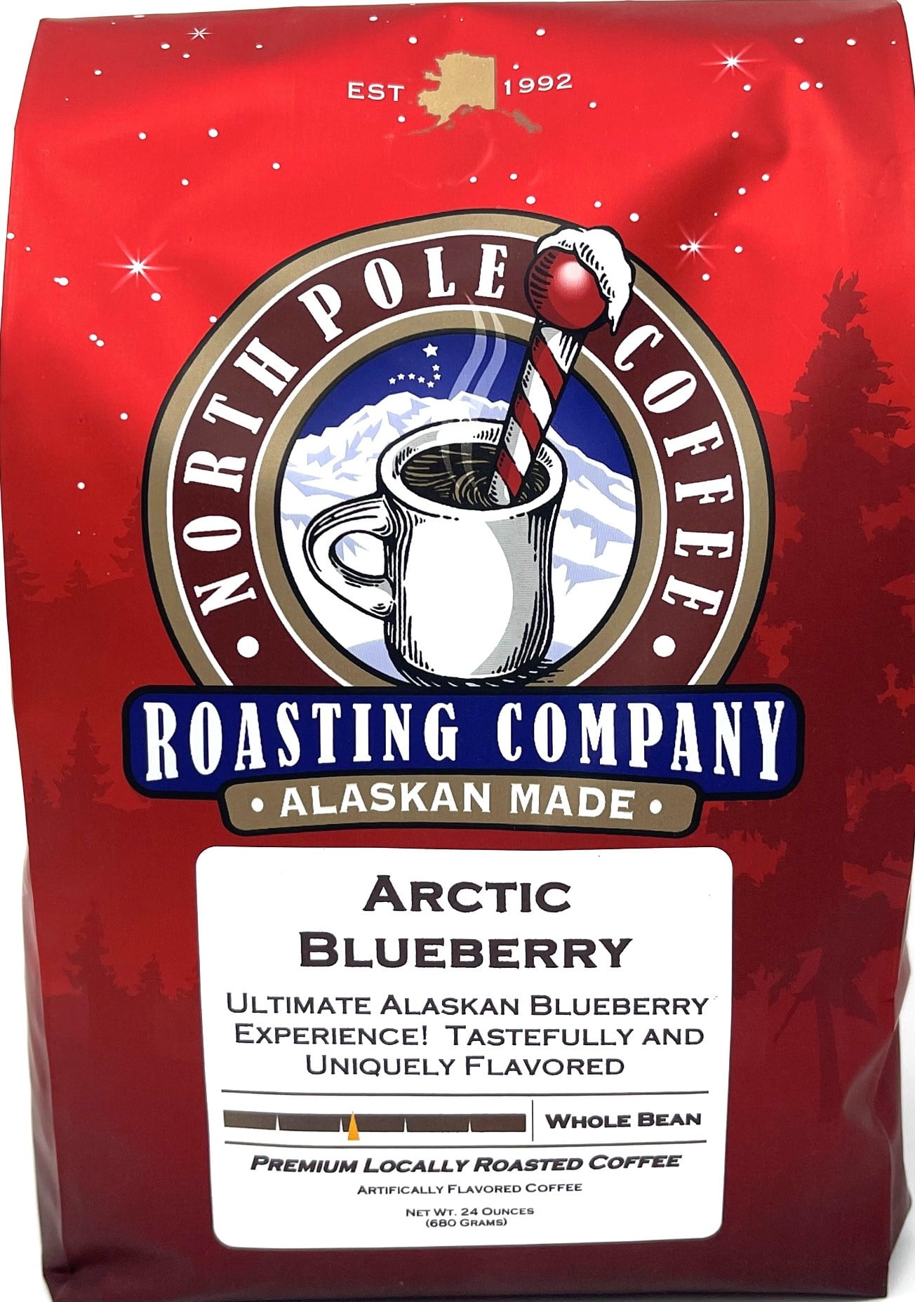 North Pole Coffee Arctic Blueberry 24oz