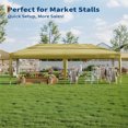 thumbnail image 4 of 10x20 Pop Up Canopy Tent with 4 Sidewalls - Waterproof Instant Shelter, Portable Outdoor Gazebo with 4 Sandbags for Camping, Parties & Commercial Use, 4 of 6