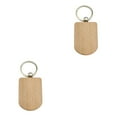 thumbnail image 2 of relayinert 1/2/3/5 Wood Key Chain Craft Blank Keyring Gift Personalized Pendant Hanging Outdoor Holder Handicraft Organizer Accessory Type 9 2PCS, 2 of 6