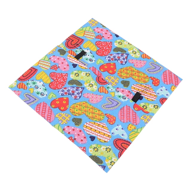 Spptty Lit Maison pour Perroquets, Lit Suspendu Confortable Cachette en Toile Colorée Triangulaire pour Cage d'Animaux