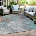 thumbnail image 4 of Dalyn Rugs Machine Washable Indoor/Outdoor Chantille Teal 9' x 12' Rug, 4 of 9