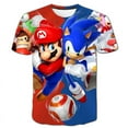 thumbnail image 3 of Nueva camiseta de dibujos animados de Japón Sonic, camiseta para niños, camiseta de verano de Dragon Ball Sonic, linda camiseta de dibujos animados para niños, camiseta de manga corta, 3 of 5