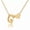 gold love G, variant on Fashion Tiny Heart Dainty Initial Letters Chain Pendant Necklace Choker Womens-gold love J