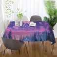thumbnail image 5 of Yayeee Tablecloths for Rectangular Tables 60 x 108 inch Party Table Cover, Neon Jellyfish, 5 of 6