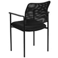 thumbnail image 6 of Flash Furniture Jana Comfort Black Mesh Stackable Steel Side Chair with Arms, 6 of 12
