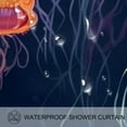 thumbnail image 3 of Jellyfish Waterproof Printed Shower Curtain Set with Hooks - Bathroom Decoration, 3 of 5