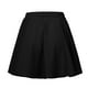 thumbnail image 3 of Gibobby faldas para mujer Ropa de color Casual Mini Sólido Pliegues femeninos faldas versátiles estiradas(Negro， XL), 3 of 5