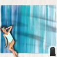 thumbnail image 1 of Manta de playa Hiwoss de gran tamaño, 241 x 203 cm, impermeable y resistente a la arena, 1 of 7