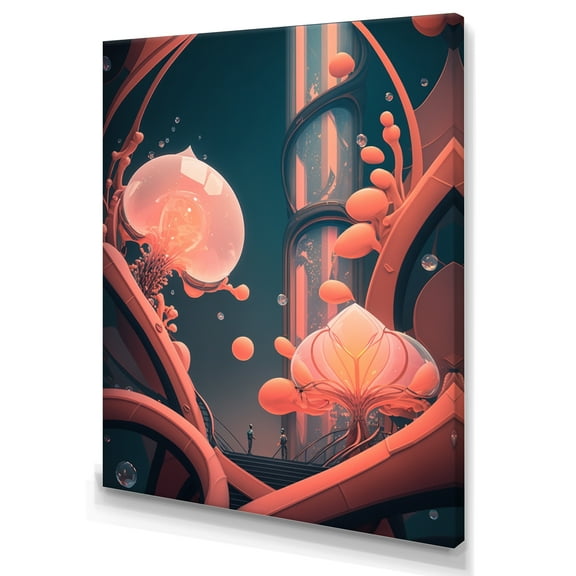 Designart Space Artchitecture Canvas Wall Art