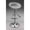 White, variant on Adjustable Acrylic Plastic Bar Stool in Clear with chrome base