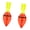 80g, variant on Misright Plastic Night Fishing Float Set 2 Pack for Low-Light Float Use