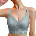 thumbnail image 2 of Hfnxid Women Lace Push Up Bra Soft Underwire Padded Add Cups Lift Up Everyday Bra Plus Size Bras Wireless Coverage Bras, 2 of 6