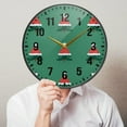 thumbnail image 6 of Yayeee Wall Clock Battery Operated 9.5" Silent Quartz Non-Ticking for Living Room Decor, Christmas Trees, 6 of 8