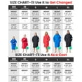 thumbnail image 5 of Changing Robe Windproof Water Resistant Swim Parka for Adults and Kids Oversized Surf Poncho Warm Swim Changing Coat for Men Women Youth, 5 of 8