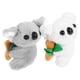 thumbnail image 2 of Koala Keychain 2pcs Cute Fluffy Bag Pendant Lightweight Stuffed Animal Keyring Decorative Backpack Charm for Women and Friends, 2 of 5