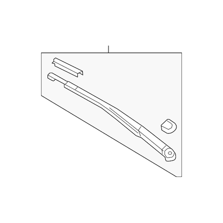 Genuine OE Honda Wiper Arm - 76600-SNA-A11 Fits select: 2008-2009 HONDA CIVIC LX, 2010-2011 HONDA CIVIC VP