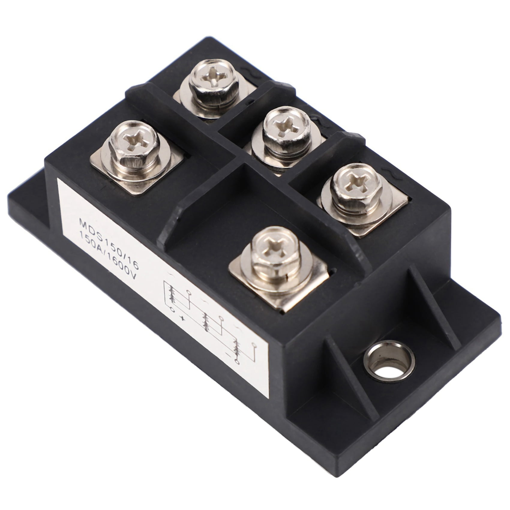 2X MDS150A 3-Phase Diode Bridge Rectifier 150A Amp 1600V Copper 150 Celsius 80X40X33mm Metal Case Diode Bridge Control