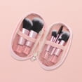 thumbnail image 4 of Set de brochas de maquillaje Unique Bargains Kit de brochas de maquillaje versátil Cobertura completa de necesidades de maquillaje Rosa 14 Pcs, 4 of 6