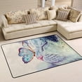 thumbnail image 5 of Soft Rug Large Area Rugs, Watercolor Cat Butterfly Comfortable Indoor Carpet, Baby Play Mat for Living Room Bedroom Nursery Home Decor Floor Mat 60 X 39 Inch, 5 of 5