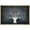 NATURAL, variant on wall26 Framed Canvas Print Wall Art Dark Wood Panel Retro Vintage Forest Tree Silhouette Nature Wilderness Illustration Modern Art Farmhouse/Country for Living Room, Bedroom, Office - 16"x24&quo