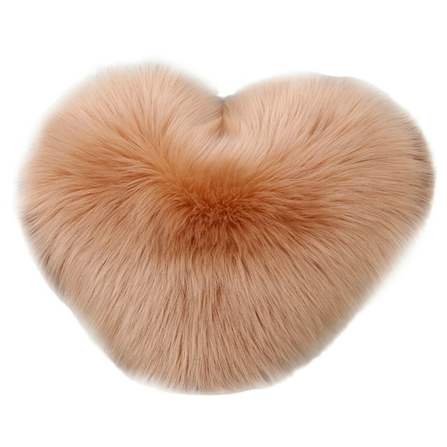 Decora Almohadas Arrojadizas para Niñas con Corazones y Suaves Almohadas Arco Iris. Almohada para el Dormitorio de los Niños Almohada de la Tienda de la Habitación de la Princesa del Bebé