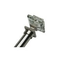 thumbnail image 2 of Linen Avenue Glass Square Single Window Curtain Rod Set, 28 to 48-inch, Polished Nickel, 2 of 5
