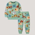 thumbnail image 2 of Jamsmile Toddler Boys Outfits Sets Home Clothes Long Sleeve Cartoon Sweatshirts + Jogger Pants Casual Kids Boys Wear Playwear, 2 of 8