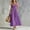 Dresses-422Purple, variant on Linen Dresses for Women Sleeveless Square Neck Button Front Maxi Dress with Pockets Casual A-Line Sundress Summer Vacation Beach Dress Purple S