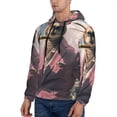 thumbnail image 3 of Wukai Stylish Kangaroo In Suit Print Men Hoodies Fleece Sweatshirts Long Sleeve Sweaters Pullover Fall Outfits Winter Clothes-X-Large, 3 of 7