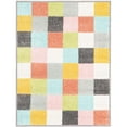 thumbnail image 2 of Unique Loom Whimsy Kids Collection Area Rug - Checks (2' 2" x 2' 11" Rectangle Multi/Blue), 2 of 9