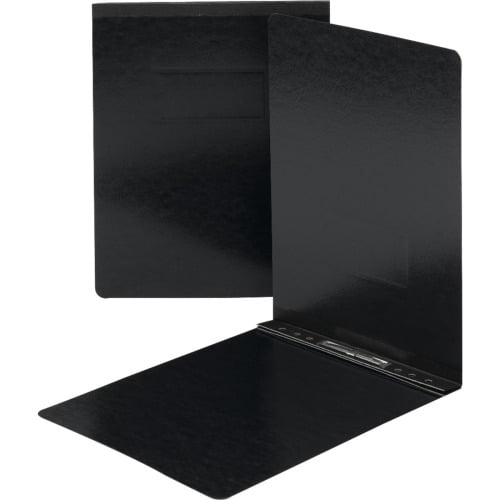 Smead Report Cover 2' Folder Capacity - Letter - 8 1/2' x 11' Sheet Size - 250 Sheet Capacity - 2' Expansion - 1 Fastener(s) - 20 pt. Folder Thickness - Pressboard - Black - 4.64 oz - Recycled - 1 Eac