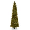 thumbnail image 3 of National Tree Company 12 ft Pre-Lit Downswept Douglas Fir Slim Artificial Christmas Tree, 850 LED Lights, 2,165 Tips, Foot Switch, 10 Light Functions, Includes Stand, Green, 3 of 5