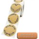 thumbnail image 3 of Labels Round Adhesive Stickers Kraft Paper Stickers Handmade Labels Gift Stickers (500 Pieces), 3 of 5