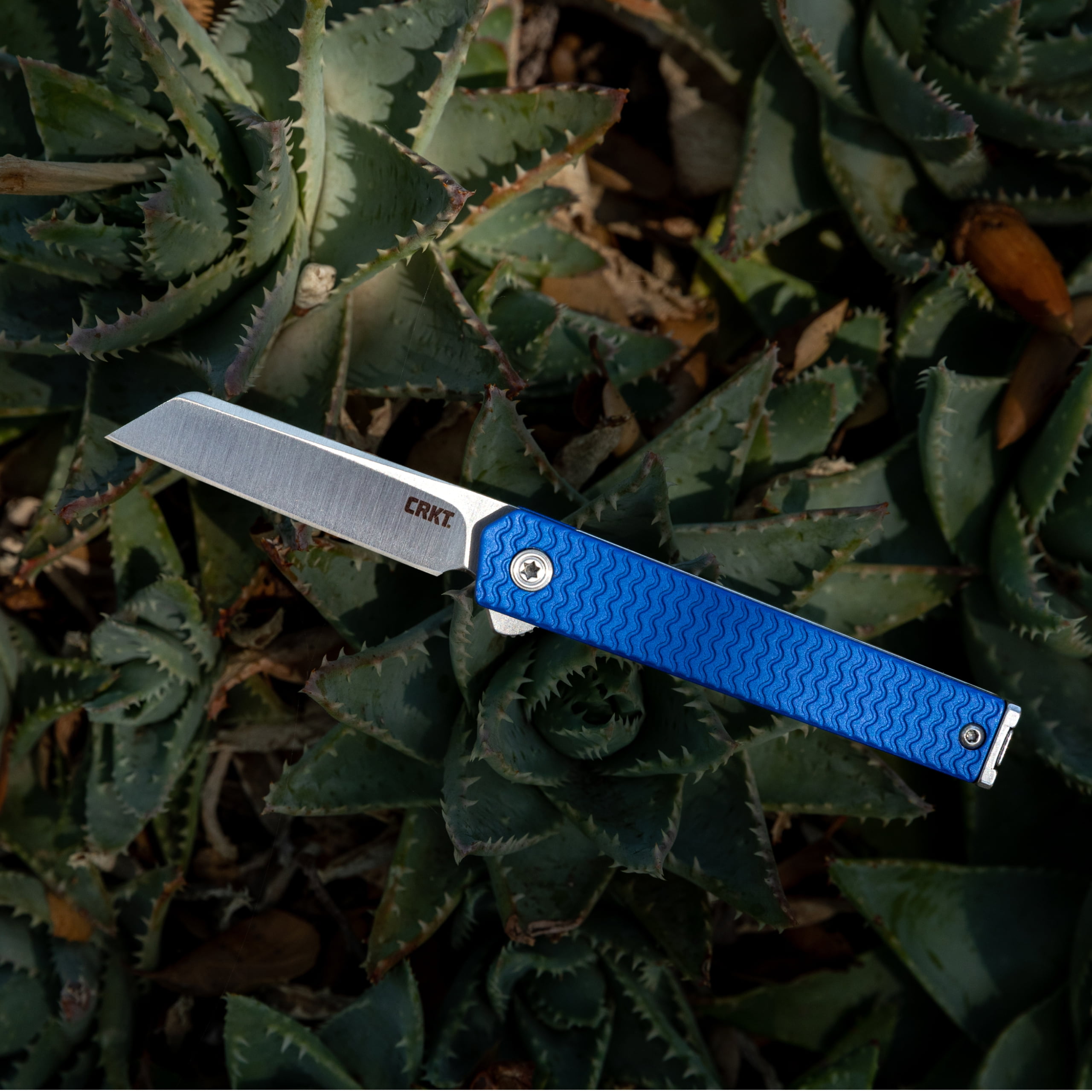 CRKT CEO Microflipper Everyday Carry EDC Pocket Folding Knife with Liner Lock: 12C27 Plain Edge Blade, Aluminum Handle, Reversible Pocket Clip, 7083