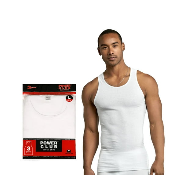POWER CLUB Male Adult L A Shirts PCW001-L White