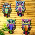 thumbnail image 2 of juego de 4 de 10 pulgadas, exquisitas decoraciones de búho para el hogar, jardín, patio, porche, dormitorio, cocina, arte de pared de pájaro de metal, regalo de búho para amantes de los búhos ShuxiuWang 1327537001997, 2 of 5