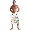 thumbnail image 5 of Flowers 64''x32'' Bath Towels Lightweight Quick-Dry Breathable Soft for Gym Travel Swim, 5 of 8