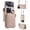 Khaki, variant on Premium Leather Phone Case with Mini Zipper Coin Purse Shockproof Protective Wallet Cover for iPhone 14 15 16 17 Plus Pro Pro Max